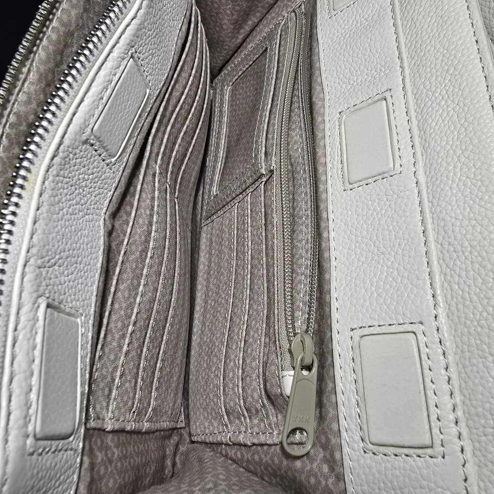 Brighton White Barbados Banks Multi-Color Tasseled Crossbody Magnetic Organizer,